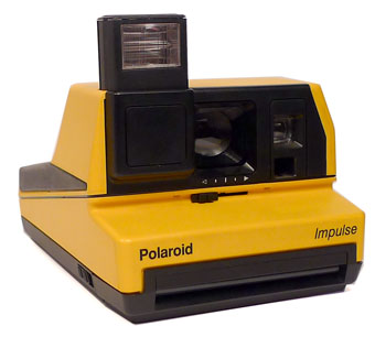 Polaroid Yellow Impulse 600 Camera 