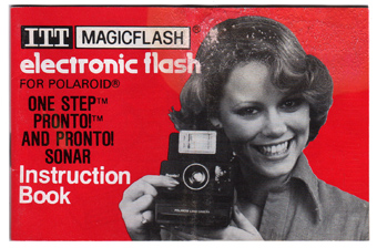 Polaroid Pronto Accessory Kit 186 Instruction Manual Book English USED B59 
